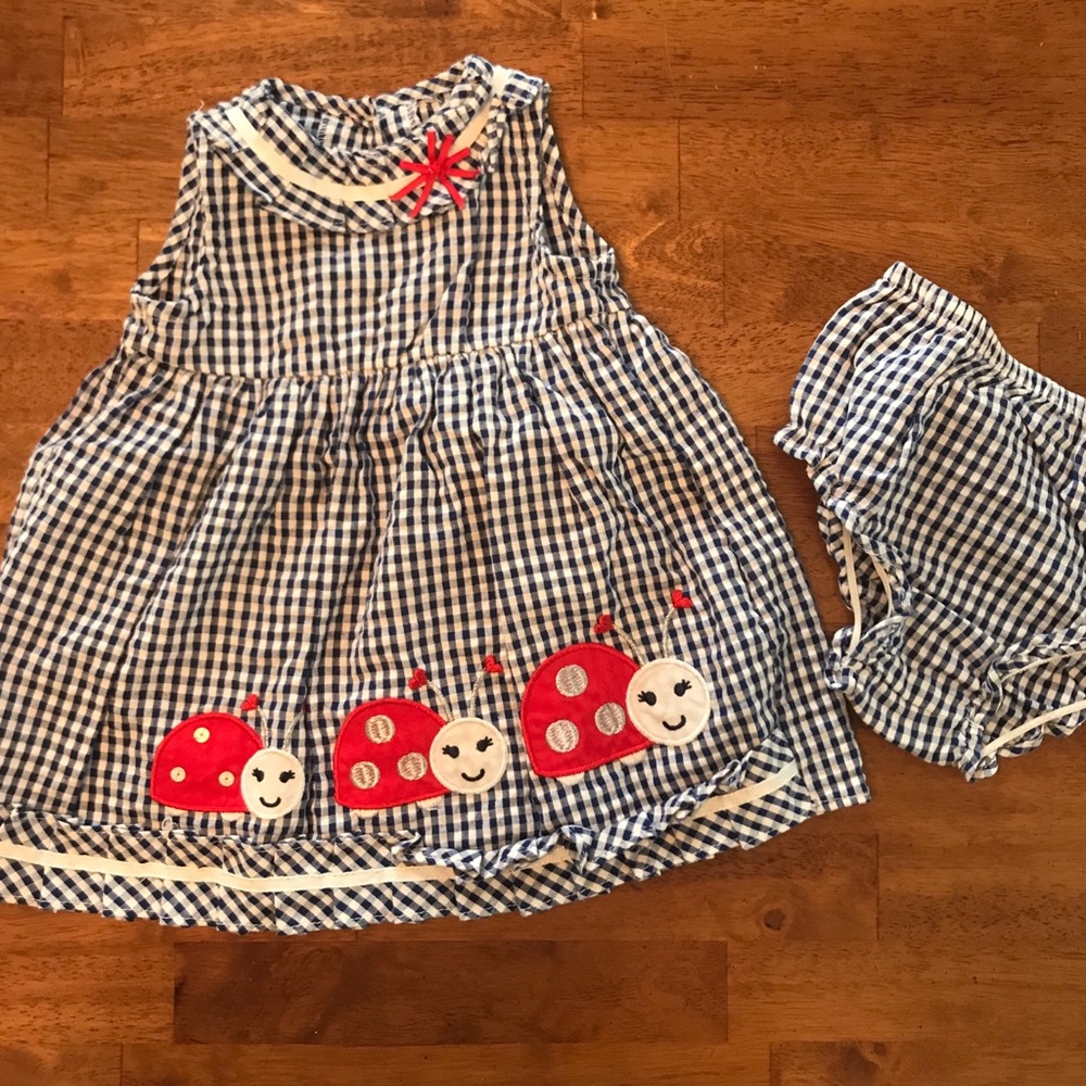Youngland Baby ladybug dress
